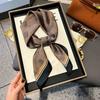 70cm Square Silk-Like Scarf Women Lightweight Fashion Accessory Office Chic Neck Wrap Stylish Print Design