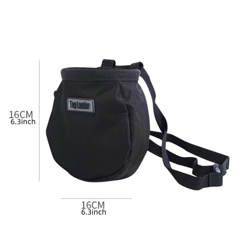 Zipper Pocket Magnesium Powder Bag Oxford Cloth Bouldering Magnesia Sack  Outdoor Sports