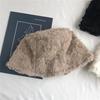 Niche Plush Fisherman Hat for Women In Autumn and Winter Fashionable Warm Ear Protection Bucket Hat