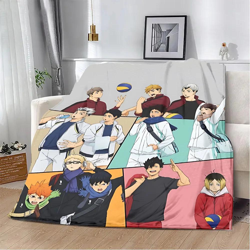 Japan Anime Haikyuu Printed Blanket Picnic Blankets Warm Blanket Soft and Comfortable Blanket Home Travel Birthday Gift