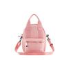 Multi-Purpose Fabric Tote Shoulder Crossbody Backpack Women Backpack Pink GC741012-LP