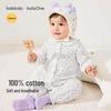 Balabala Newborn Cotton Long-Sleeve Romper