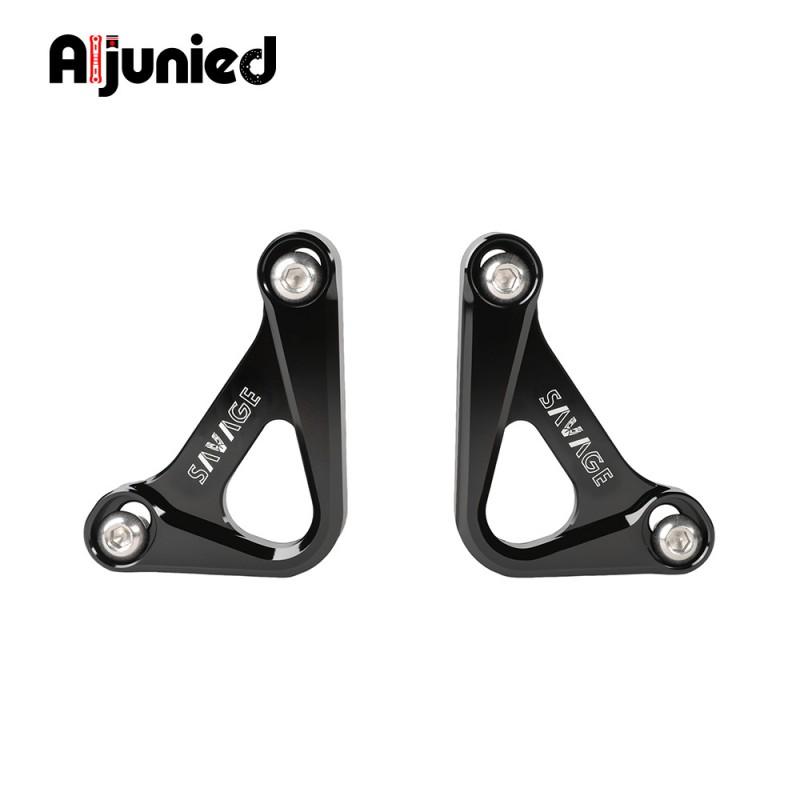 Aluminum Rear Footpeg Bracket BMW S1000R HP4 S1000RR Ninja 650 Z650 Motorcycle Aftermarket Footrest Support