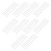 240pcs Nail Swatch Sticks Transparent Nail Art Polish Display Tips Manicure SuppliesLong Trapezoid