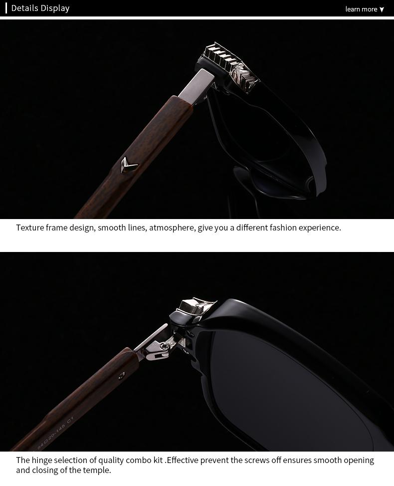 New 1.1 Thickness Sunglasses Men's Round Frame Sunglasses Women's Sunglasses 10071