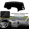 Interior Dashboard Cover Pad for 2013-2018 Kia K3 Sunshade Protector Anti-UV Dash Mat Non-slip Car Interior Moulding