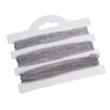 Stainless Steel Fine Chain Set: 1.5mm, 2mm Cross, 2mm Dense Sideways, 6 Meters/Pack for DIY Jewelry