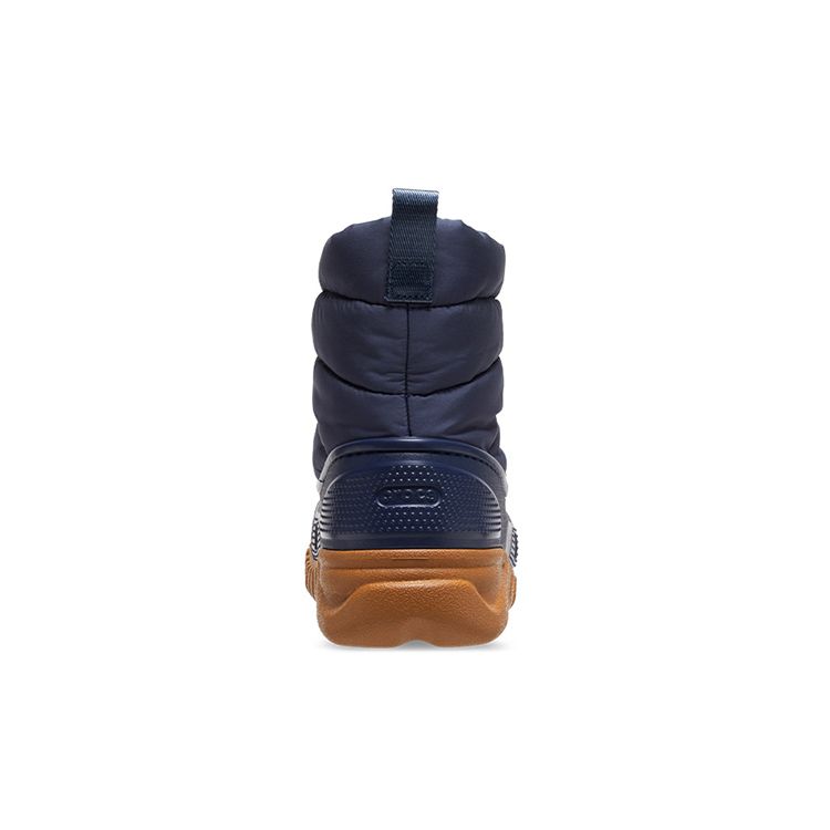 Crocs Duet Max Slip Resistant Comfortable Soft Short Boots Women Boots Navy-Blue 208773-410