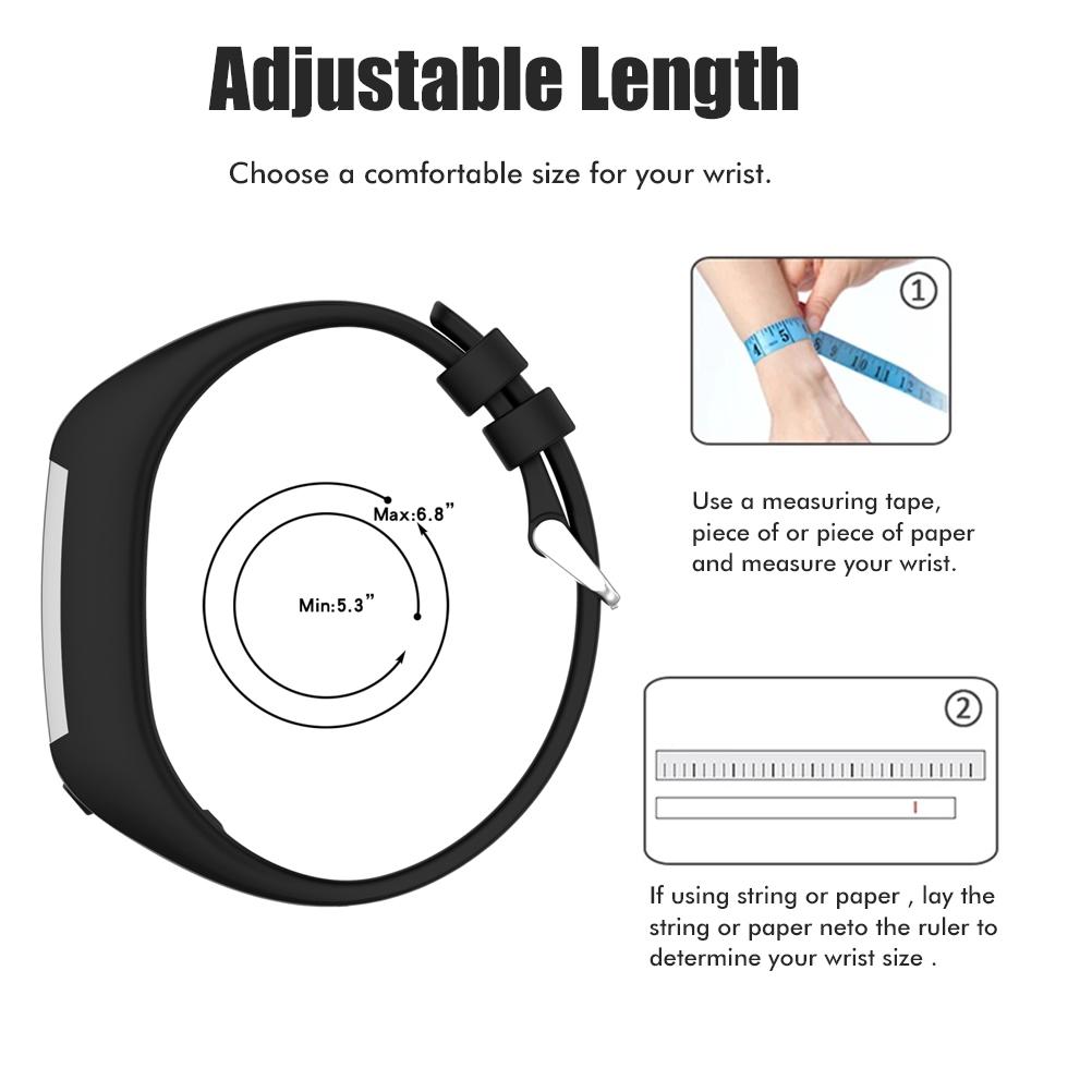 Silicone Watch Bands Replacement Bands Soft Comfortable Quick Release Straps Compatible for POLAR