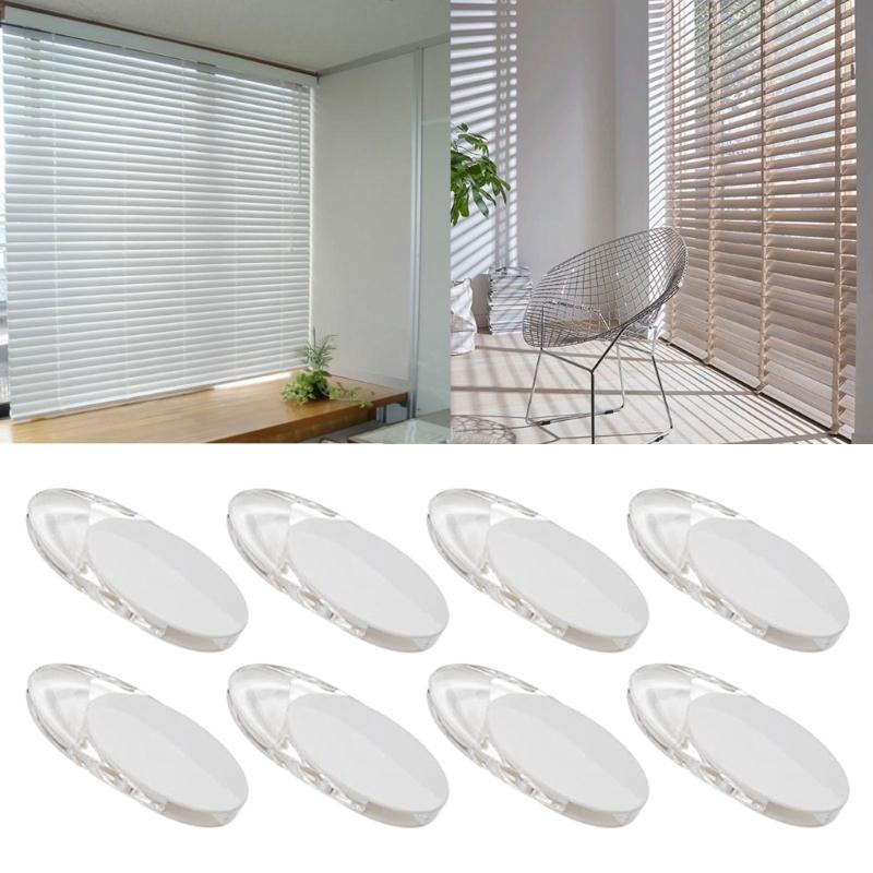 Packung mit 8 Stück Kunststoff-Fensterladen-Kordelgriff für Jalousien, Rollo-Zugschnur, Perlenkette, Anhänger, Kordelgewichte