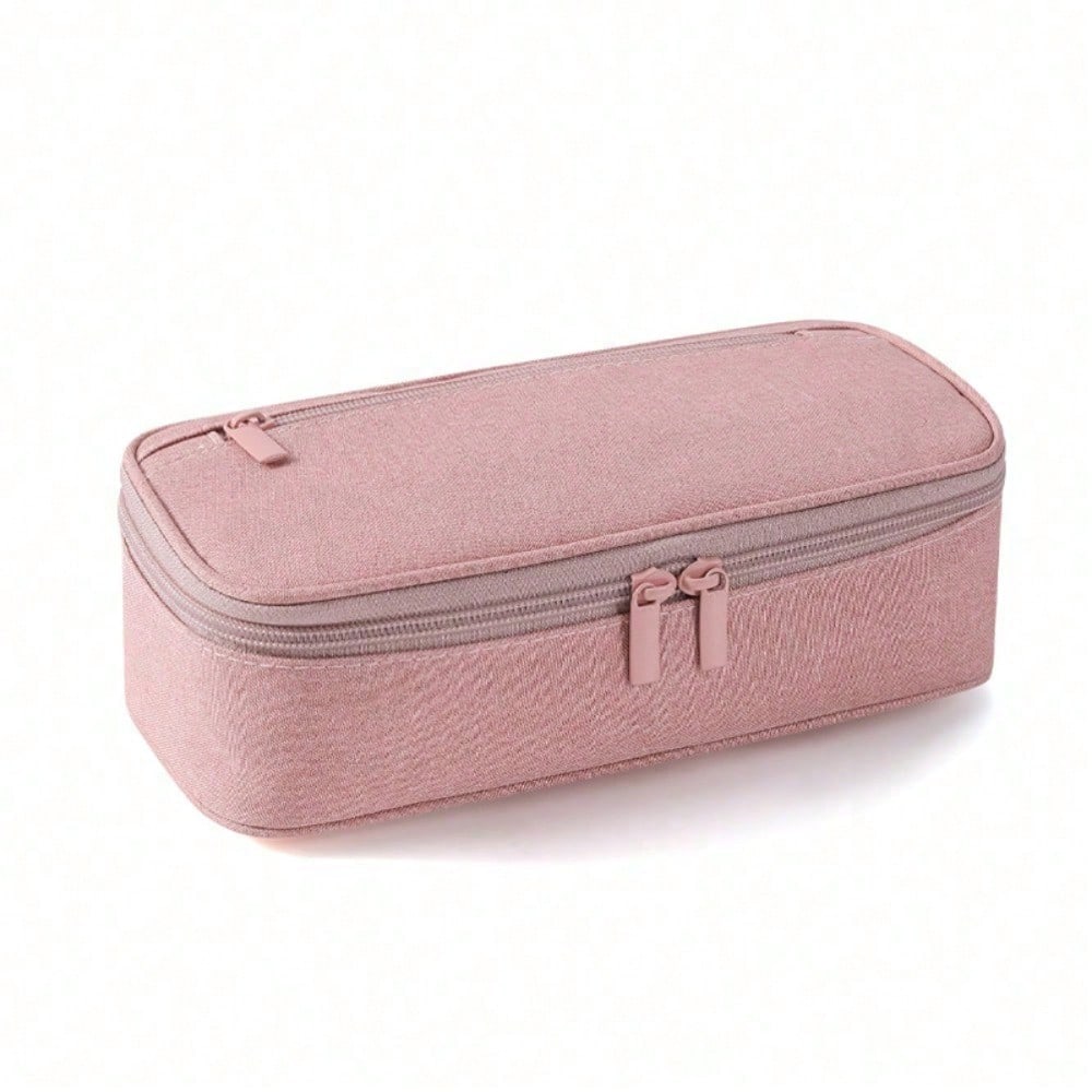Grote Potloodtas Multifunctionele Potloodtas Studenten Potloodtas Grote Capaciteit Potloodtas Ins Gao Yan pink