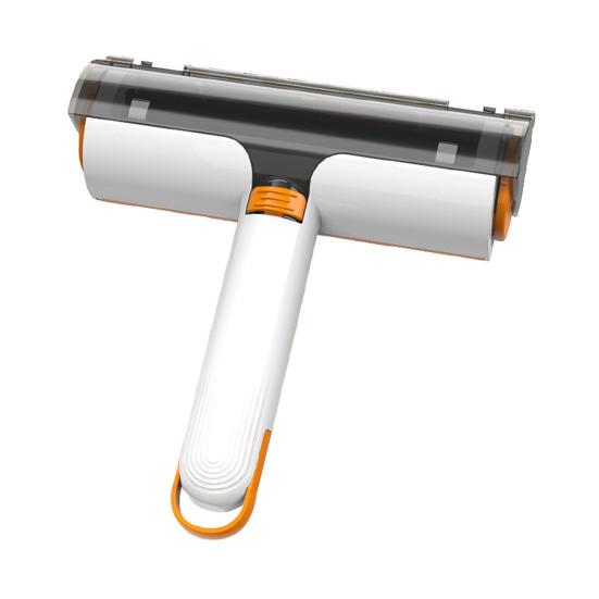 

Щетка для удаления шерсти домашних животных Двунаправленный дизайн Удобный инструмент для удаления шерсти домашних животных Многоразовый закругленный оранжевый