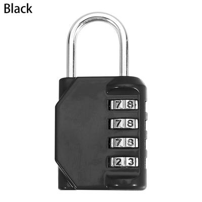 Rust-proof Waterproof Metal Code Lock 4 Dial Digit Padlock Travel Accessories Password Lock
