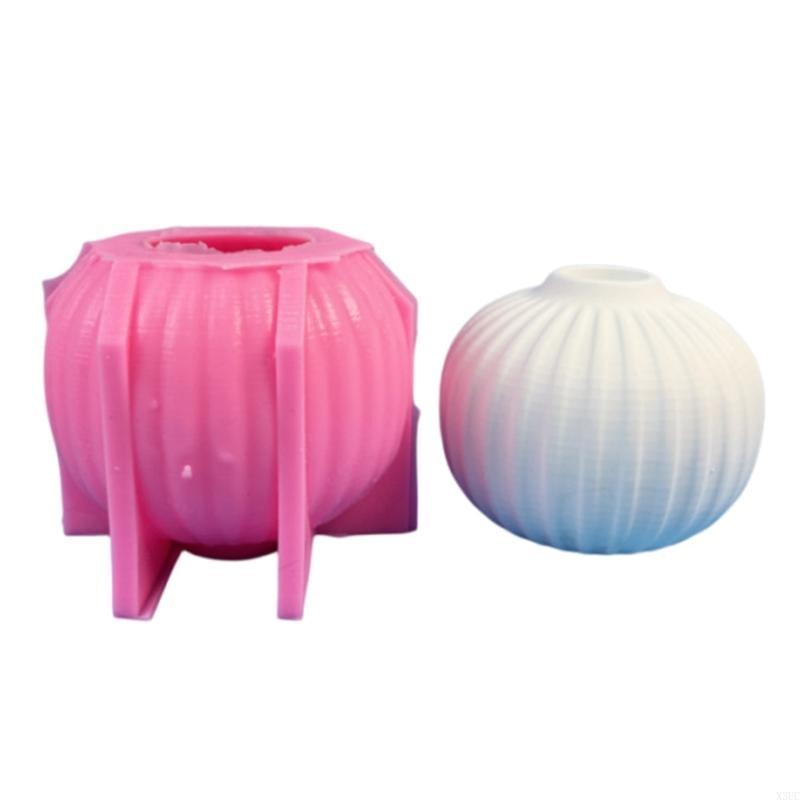 

Striped Sphere Holder Molds, Sphere Candlestick Molds for DIY Candlestick X3UC