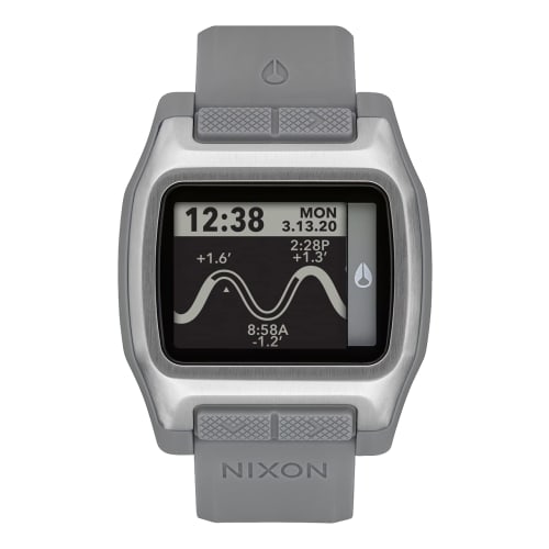 NIXON High Tide Shock-Resistant Digital Watch for Men and Women, Unisex (Gray)