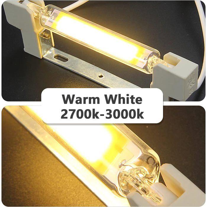 Ampoules LED R7S 118 mm 20W (2 pcs) Dimmables 1200 lm Blanc chaud 2700–3200K Remplace 80–100W