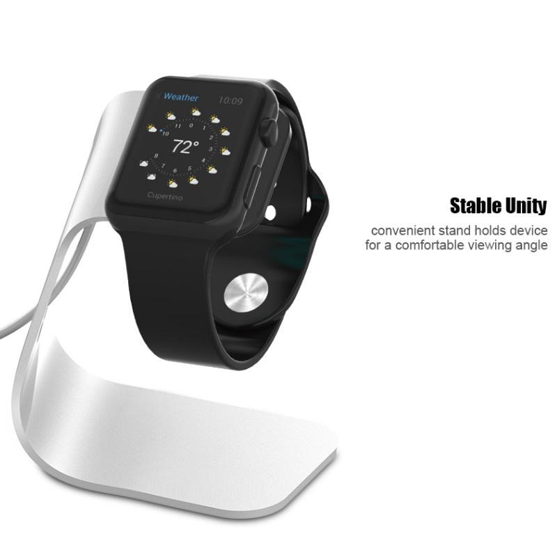 Metal Aluminum Charger Stand Holder for Watch Bracket Charging Cradle Stand for  I Watch Smart Watch Charger Dock Station