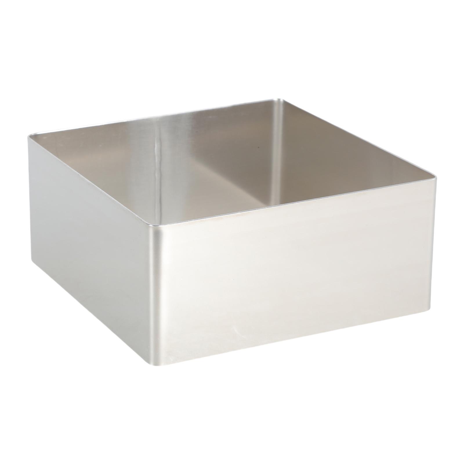 

Формы для торта Кольца Квадратная форма для мусса Кольцо для торта из нержавеющей стали Инструмент для выпечки десертов Квадратная форма для торта Посуда для выпечки Прочный 6