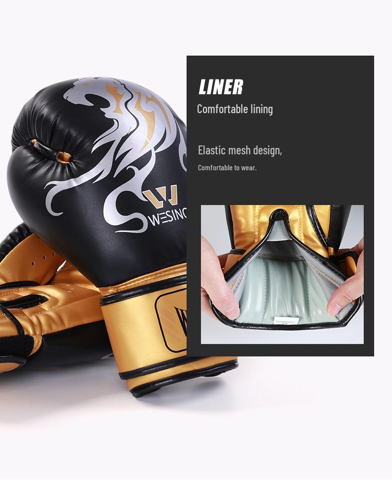 Jiuri Mountain Muay Thai & Kickboxing Gloves for Adults - Training and Fitness Equipment