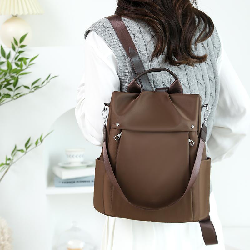 Schoolbag Lightweight anti-theft backpack women's 1011 new fashion versatile large-capacity Oxford cloth leisure women's travel backpack