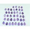 6X9MM Natural Amethyst Pear Shape Cabochon Loose Gemstone 40Pcs Lot 81Cts. C-3635