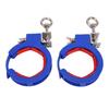 2PCS Cable Tray Roller Guide Thickened Nylon Stainless Steel Blue Adjustable Wire Threading Pulling Laying Pulley for