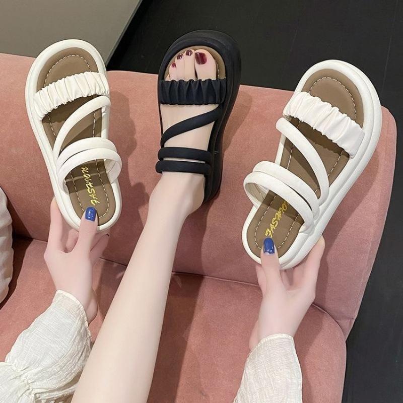 Slippers, Bring Warm Care To Your Feet. Beige Black Adult Baotou Spot Casual