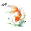 Self-Adhesive Toilet Lid Decals Watercolor Goldfish Seat Sticker & Water Plants Tank Stickers PVC Waterproof Bathtub Decal for Bathroom Decor