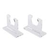 2 Pack Acrylic Bat Rack Baseball Bat Wall Mount Holder Hockey Stick Vertical Display Hanger Storage Organizer for