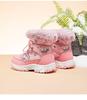 Happy Bear Kids' Winter Snow Boots - Warm, Mid-Calf, Velvet-Lined Cotton Boots for Boys and Girls
