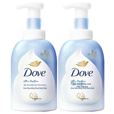 Dove Rich Foam Deeply Nourishing Shower Gel, Moisturizing Scent (2x400ml)