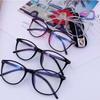 New Large Frame Ultra Light TR90 Myopia Eyeglass Korean Trendy Square Near Sight Glasses Anti Blue Light Computer Eyewear