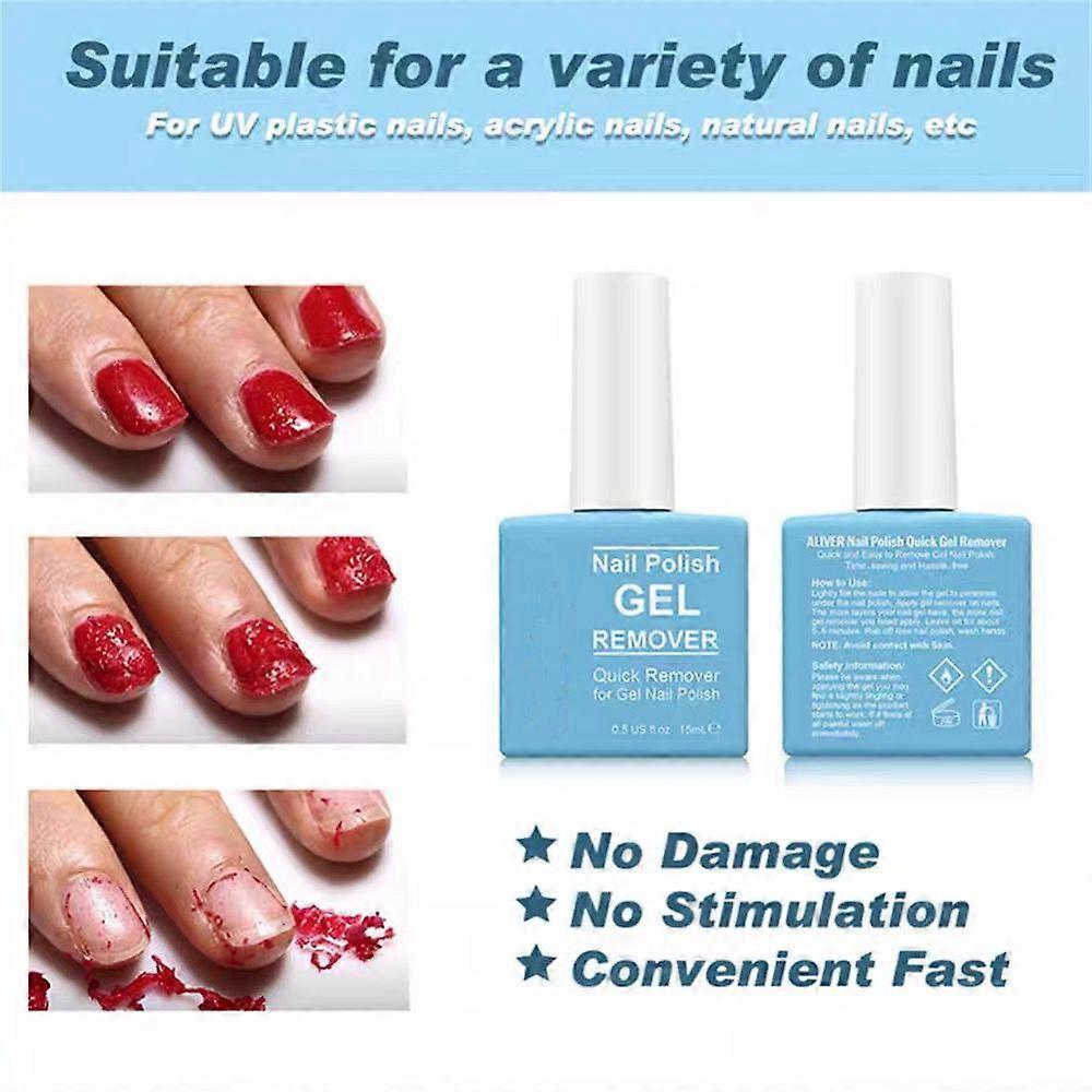 15ml Magic Nail Gel Polish Remover Burst Nail Gel Soak Off Manicure Tool