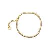Bracelet - Luxenter - Tahu - Argent 925 - Or jaune 18K - Zircons multicolores