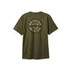 Brixton "Crest II" Short Sleeve Tee (Ivy Green/Sand/Navy) T-Shirt Unisex T-Shirt