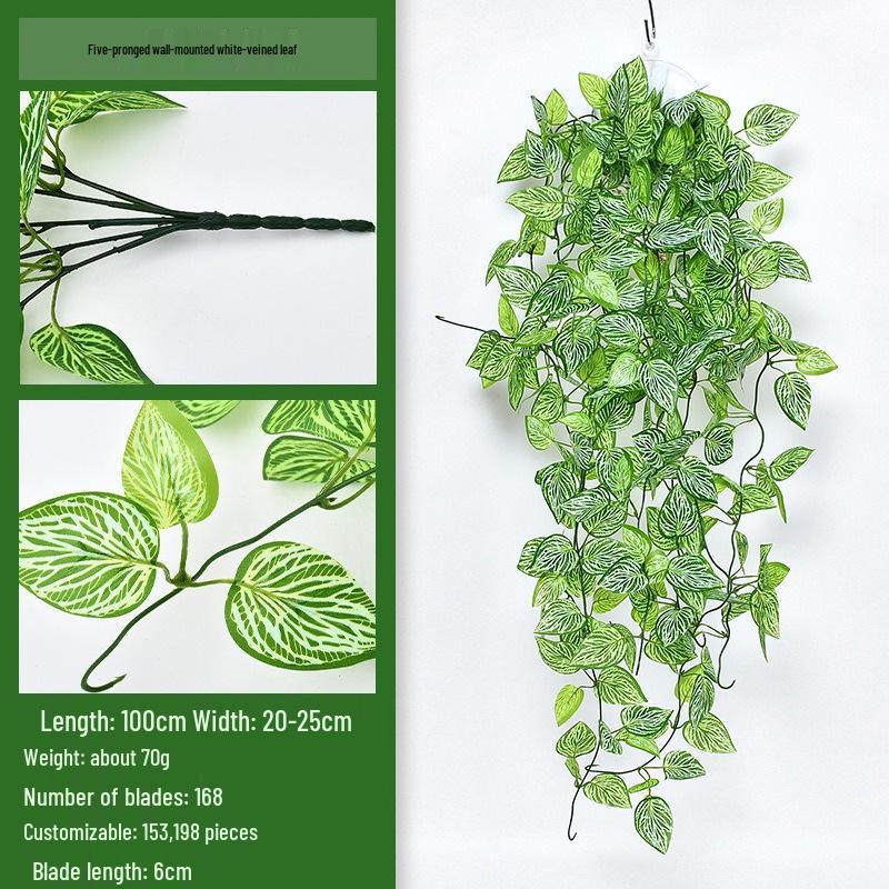 Artificial Hanging Vine Plant for Home Décor: Ideal for Living Room, Bedroom, Bathroom, Kitchen, Windowsill, Balcony, and Courtyard.