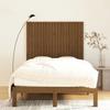 824941 vidaXL Wall-mounted Headboard Honey Brown 127.5x3x110cm Solid Pine Wood