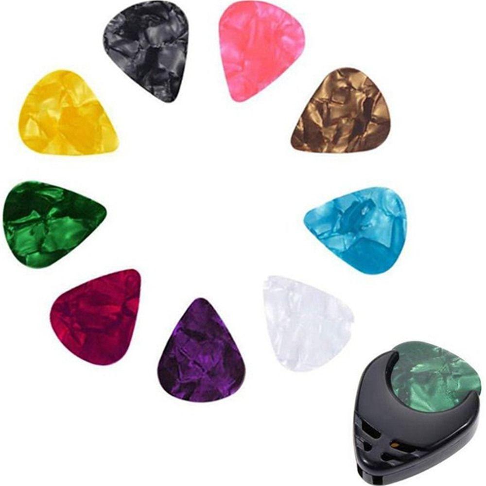 10PCS Stick-on Holder Guitar Picks & Guitar Pick Holder Finger Guitar Pick  Electric Bass
