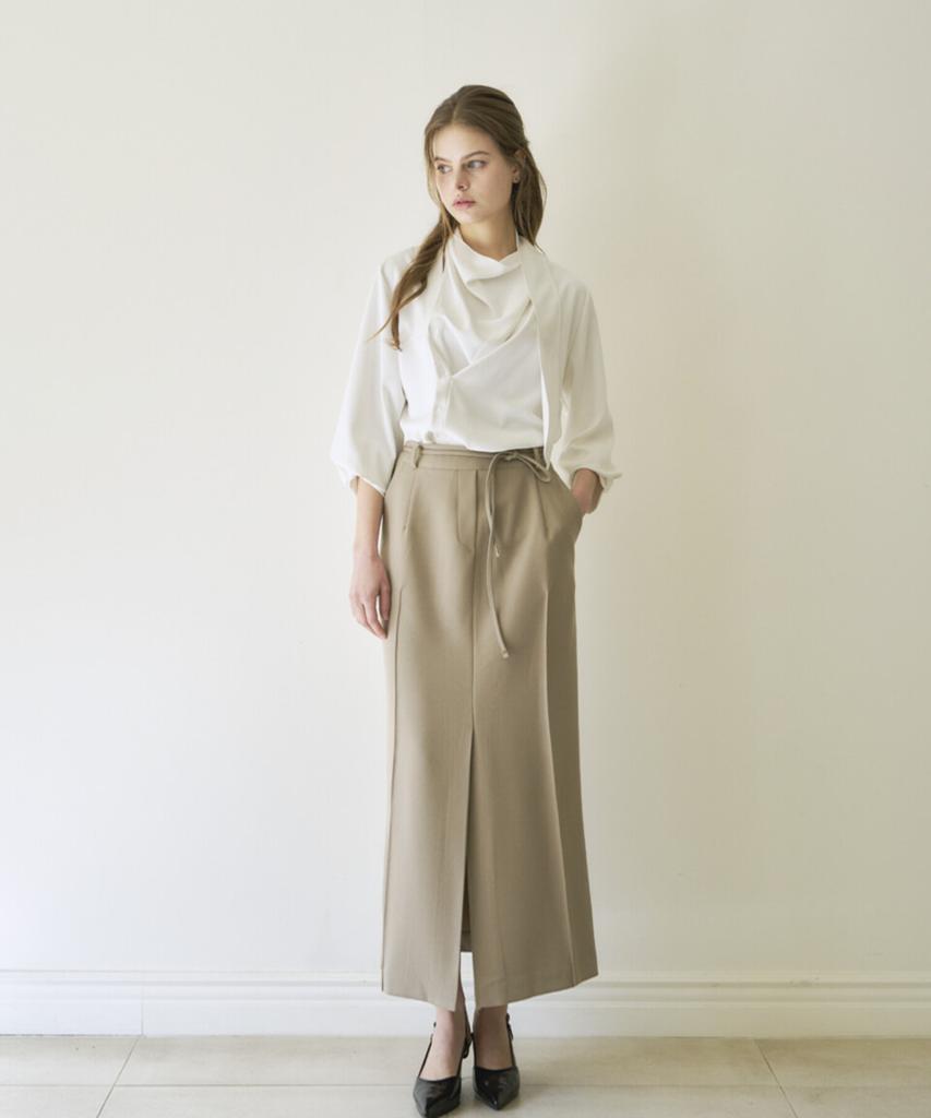 Eima Two-Pocket Line Skirt_3Color