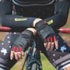 Guanti da Ciclismo Rockbros Mezza Dita Uomo Donna Antiscivolo Imbottitura in Gel Traspiranti Guanti per Moto Bici da Montagna Bici da Strada Guanti Sportivi per Bicicletta