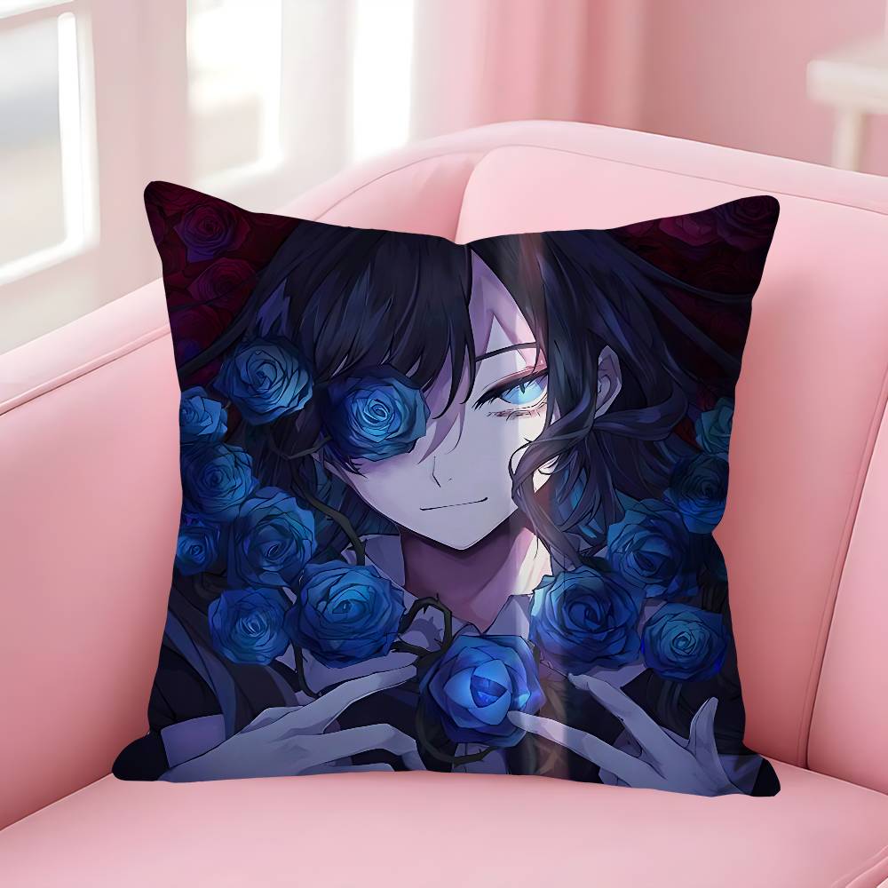 

AAdo KKyogen Pillow Cases for Bedroom Living Room Sofa Home Decor Polyester Cushion Cover with Zipper 30x30cm