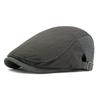 Spring Thin Breathable Cap Men's British Peaked Cap Retro Beret Stitching Forward Cap