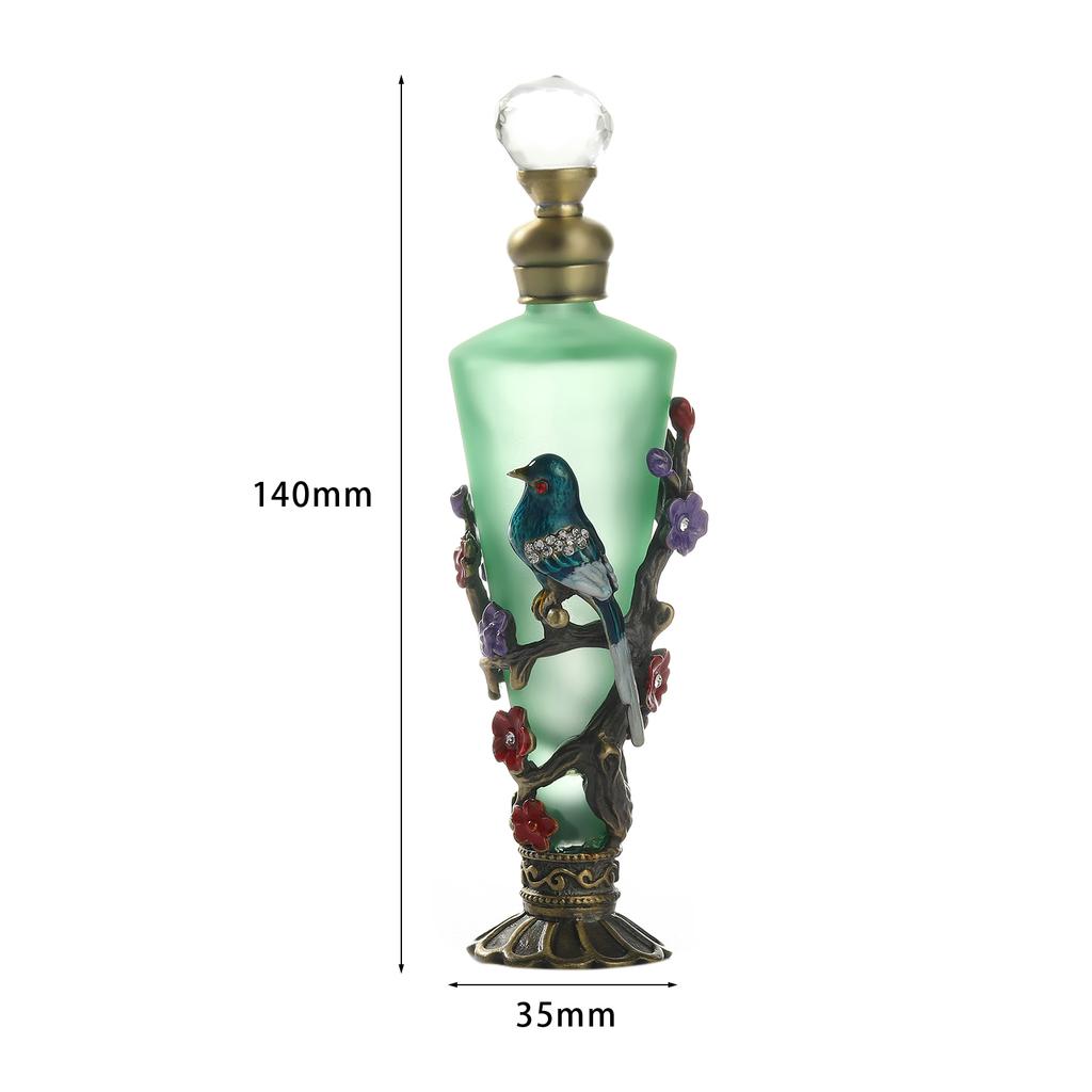 1PC 5/7/10/12/15/25/30/40ml Refillable Empty Perfume Bottles Crystal Glass Essential Oil Bottle Home Decor Wedding Party Gift