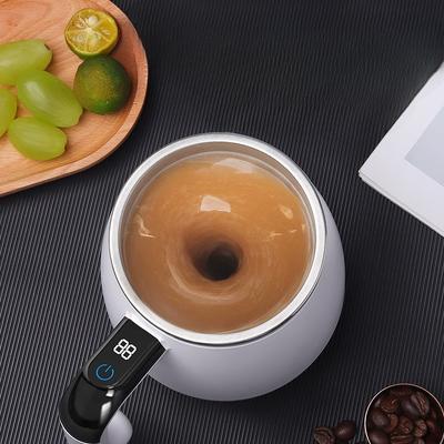 Tasse à café à affichage intelligent de la température 2025 316 Magnétique Auto-mélangeur Électrique Portable Bouteille Shaker