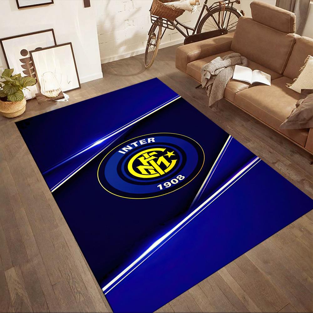 Inter Milan Area Rug Perfect For Study Room Living Rooms Game Room Foyer Antislip Rug Decorate Offices Luxury Gift For Birthday Christmas Wedding