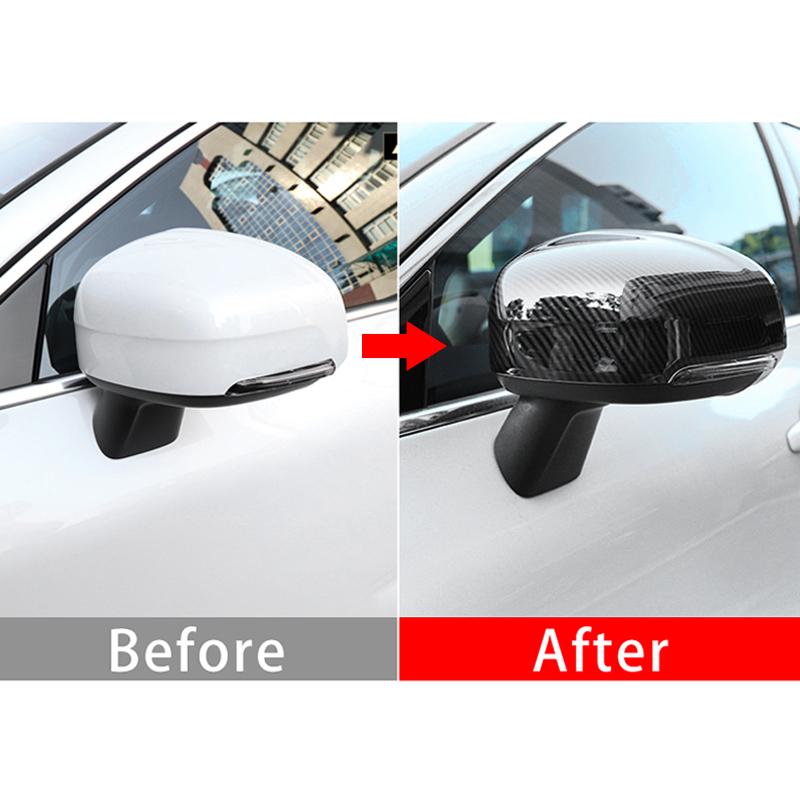 For Volvo XC60 2018      2024 2025 ABS Car Side Rearview Mirror Cap Trim Cover Shell Case Accessories