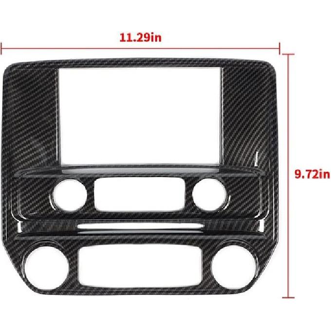 Zentrales GPS-Navigationspanel-Zierleiste Für Chevy Silverado/GMC Sierra Kohlefaser