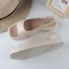 Yuzhihao Women's Fashion Square Toe Open-Toe Sandals with Back Strap