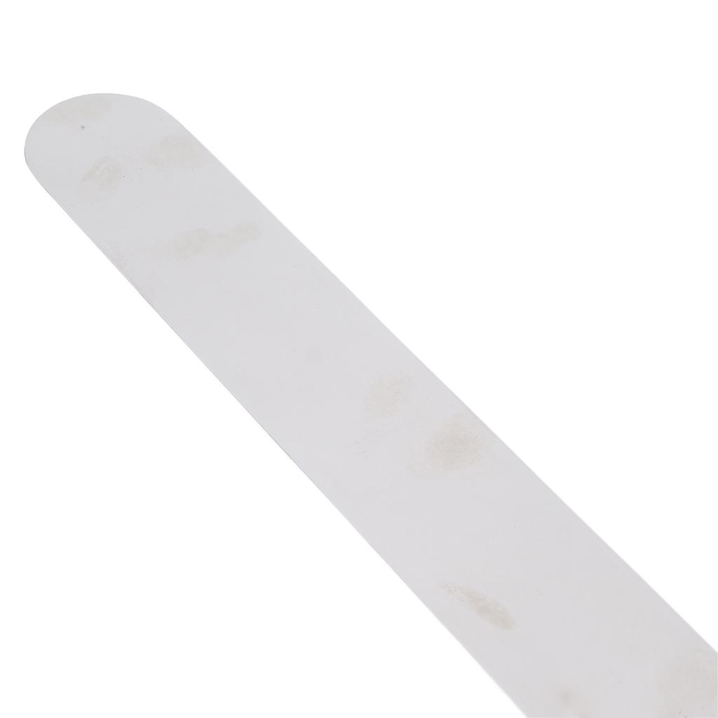 Metal Wax Spatulas Straight Stainless Steel Body Waxing Stick with Wooden Handle for Hair Removal