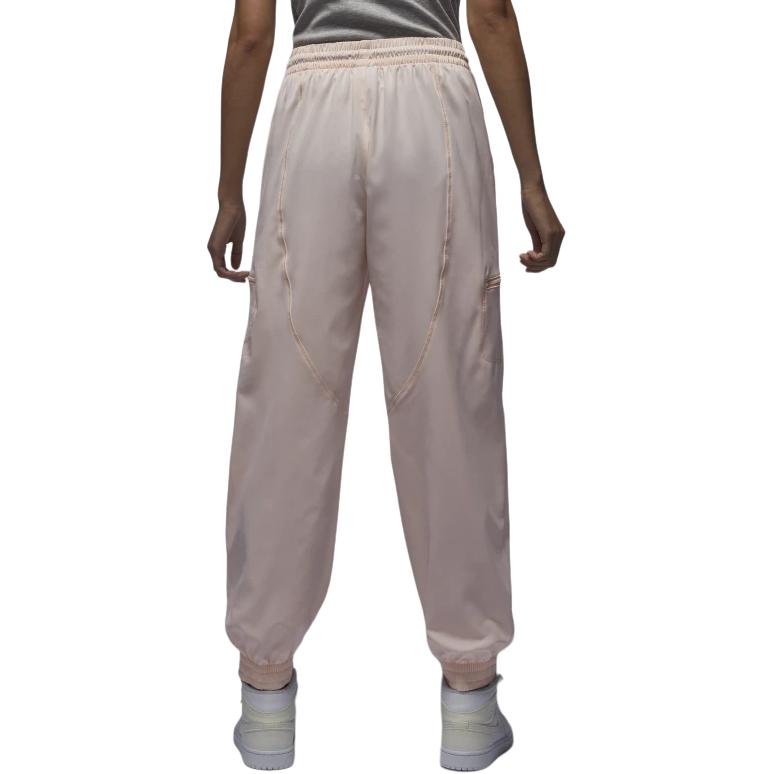 Jordan Sport Tunnel Comfortable Fashion Versatile Lace-Up Knitted Sports Pants Women bottoms Pink FB4660-838